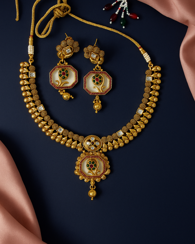Golden Flora (Necklace Set)