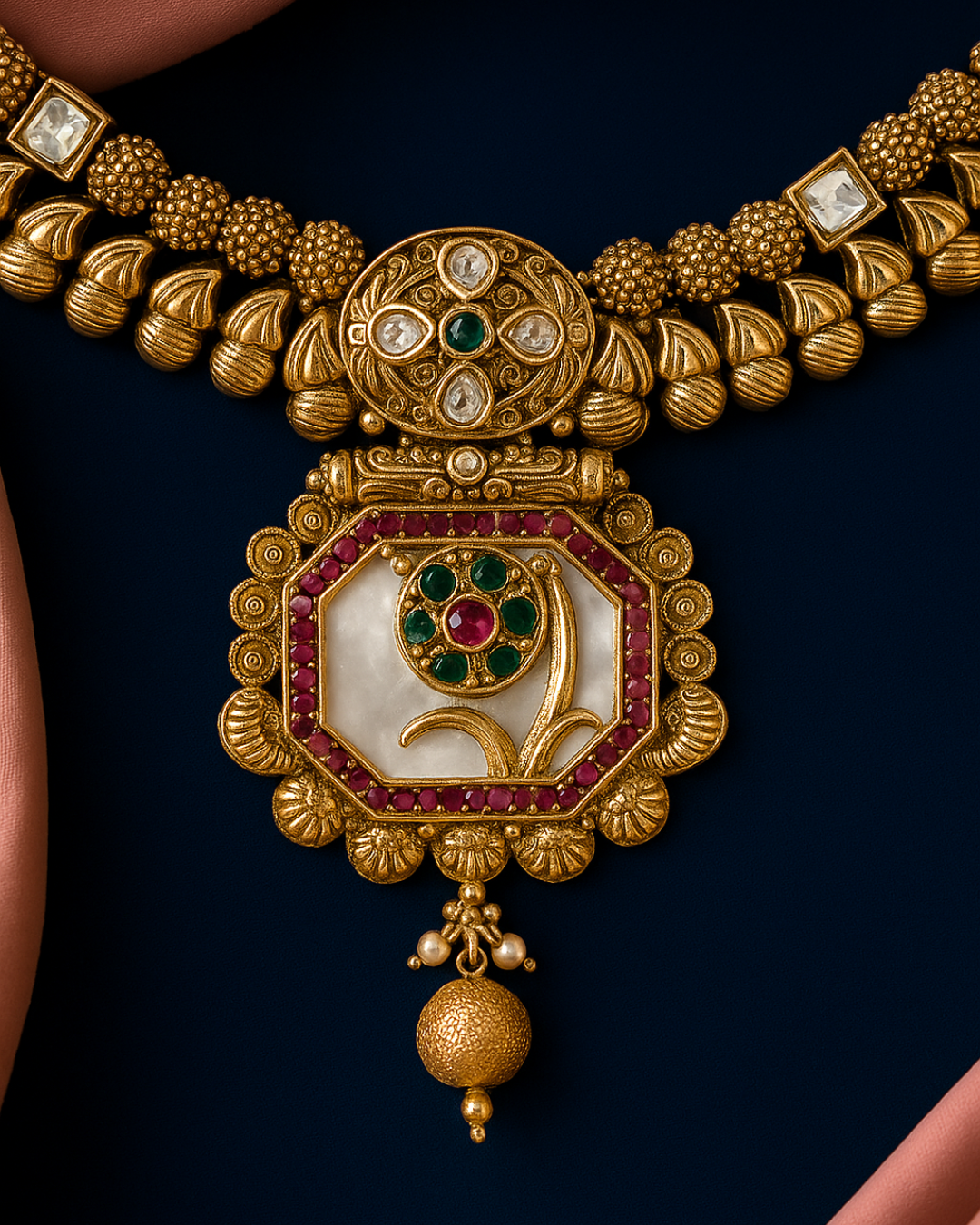 Golden Flora (Necklace Set)