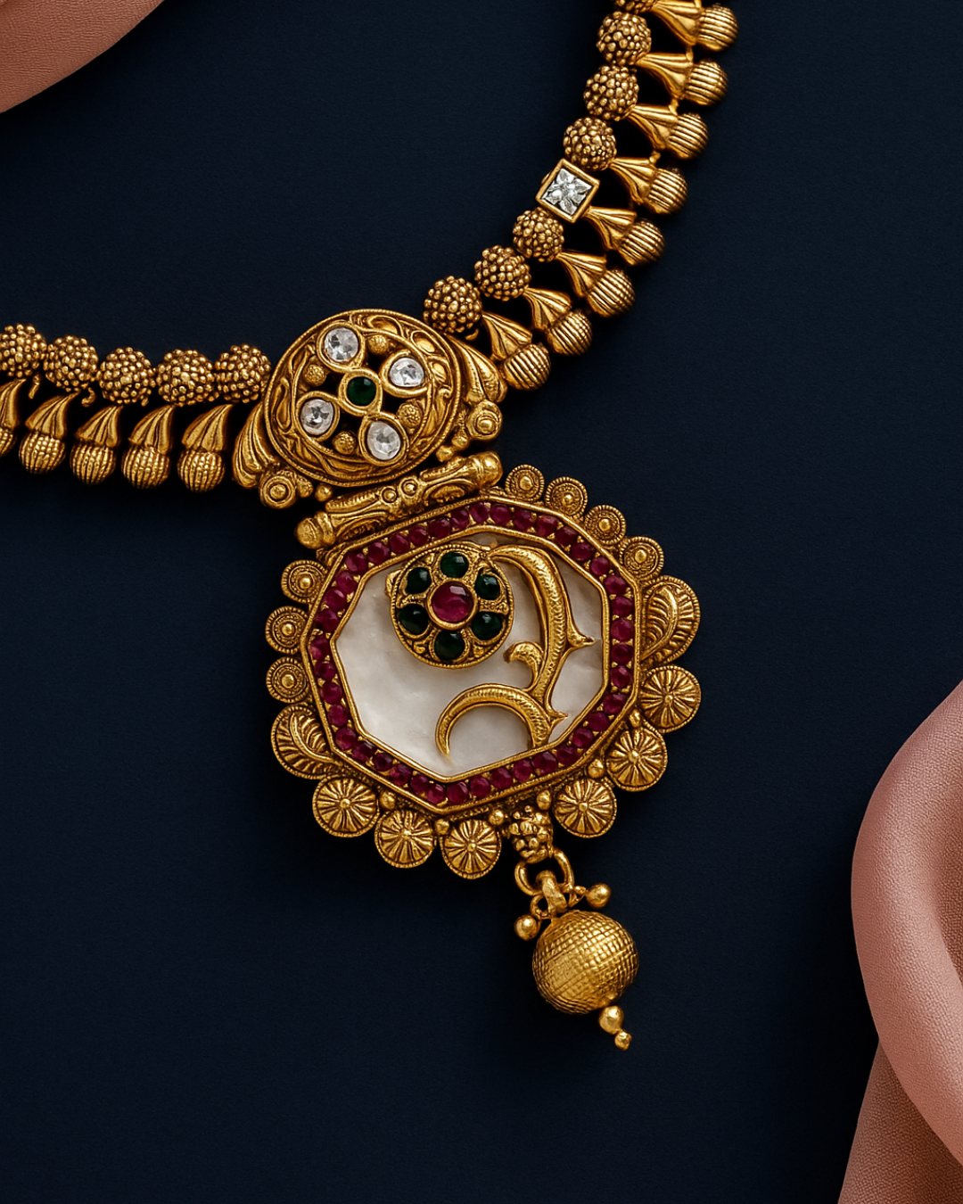 Golden Flora (Necklace Set)