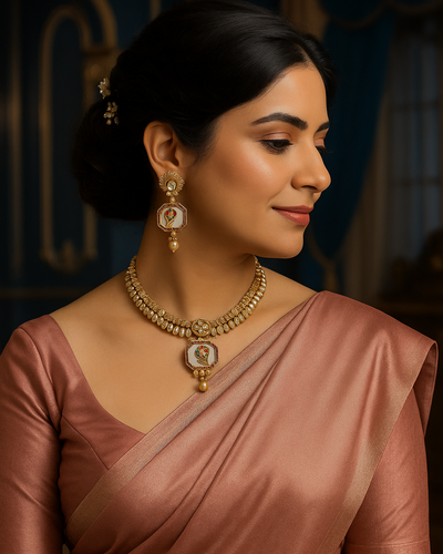 Golden Flora (Necklace Set)