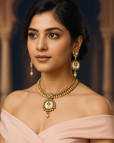 Golden Flora (Necklace Set)