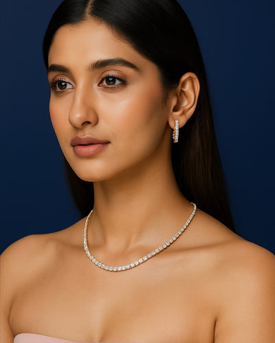 Crystal Curve (Necklace Set)